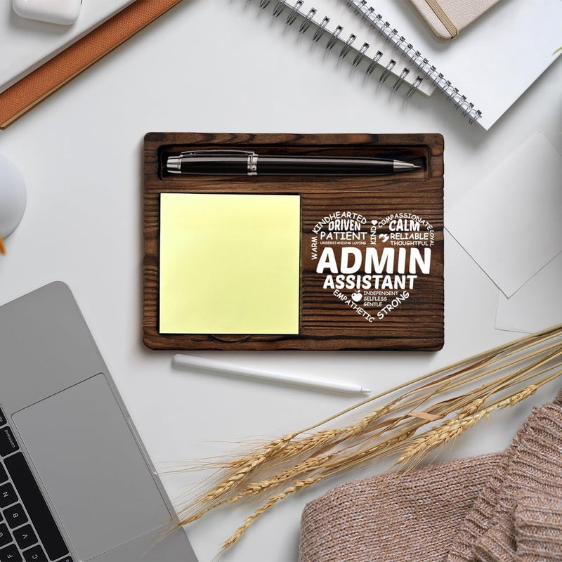 QODMGD Admin Assistant Gifts for Women Men, Appreciation Gifts for Administrative Assistants Secretary, Admin Assistant Sticky Note Holder for Office Desk Decor - Image 5